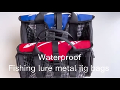 مجموعة حقائب الصيد في الهواء الطلق كيس الطعم المعدني الجيج طعم حقيبة الظهر البوليست